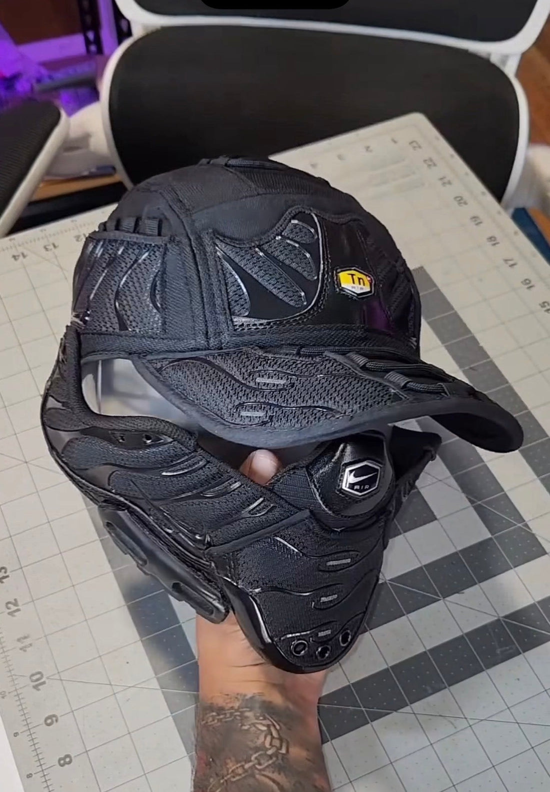 Sneaker Shuriken: @_highsewciety’s Headwear Turns Streetwear into Stealth Armor